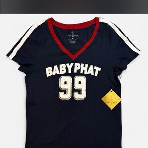 Baby Phat Navy and Red Kids Tee